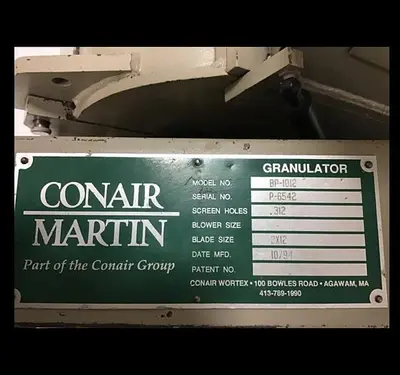 USED CONAIR MARTIN BP-1012