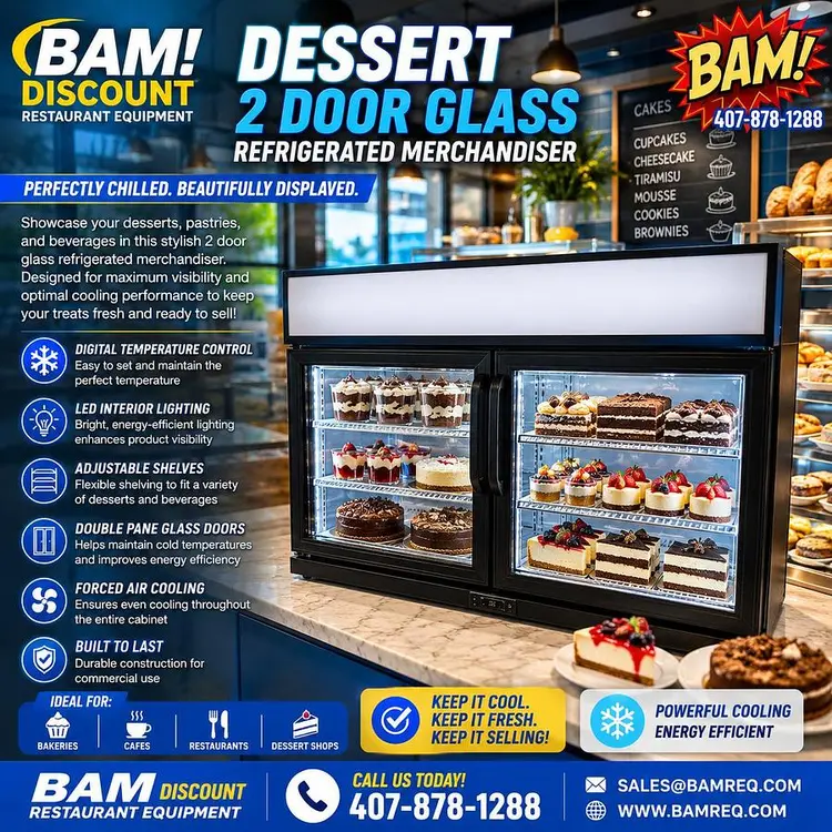 New | in-Stock MTL COOLER DDF-90 Refrigerators Florida US | BAM Discount Restaurant Equipment #1278884