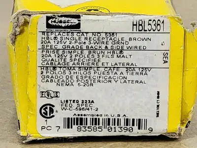 USED HUBBELL HBL5361