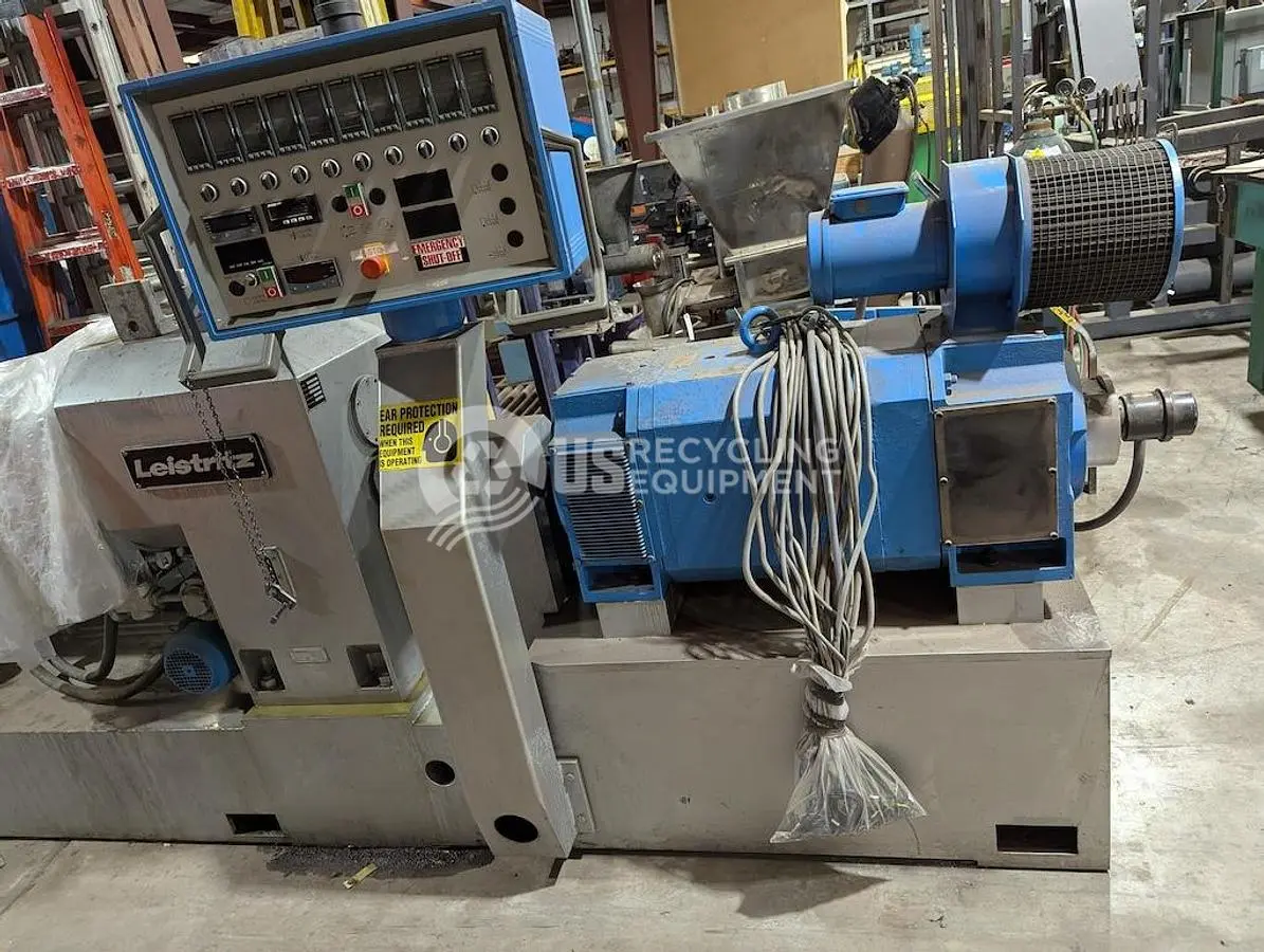 Used LEISTRIZ ZSE 60 GL-36D TWIN SCREW EXTRUDER SYSTEM Extruders Georgia US | US Recycling Equipment #475558