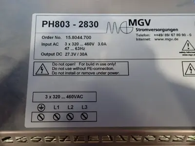 Used MGV PH8032830 Single Output Power Supplies Ohio US | HGR 24 #885625