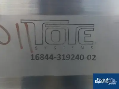 USED TOTE Systems Tote Systems Tote Bin, S/S