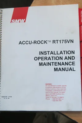 SMW ACCU-ROCK RT175VN CNC 4th Axis