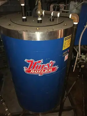 Hurst High Pressure Boiler 15 HP like new!