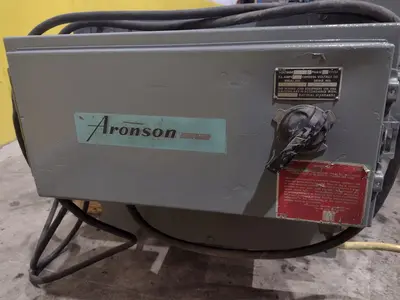 20 TON ARONSON MODEL #WWR-20 POWERED TANK TURNING ROLL SET WITH DRIVE & IDLER: STOCK #22313