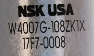 NEW NSK W4007G-108ZK1X-C5Z20 BALL SCREW SPINDLE W4007G108ZK1XC5Z20