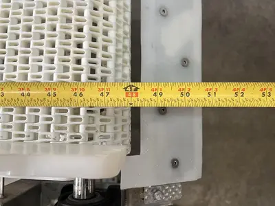 Safeline 4'L Incline Infeed Conveyor