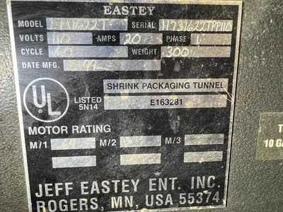 Used 1999 EASTEY ET1608 Sealers Georgia US | Envoy Equipment LLC #450237