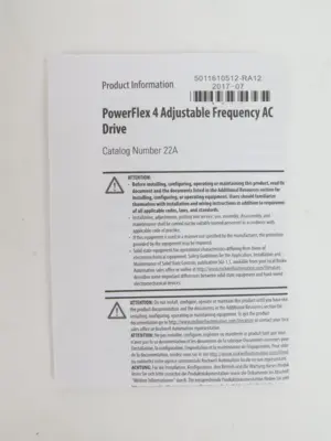 New | in-Stock Allen-Bradley 22A-B1P5N104 Power Inverters California US | ANACAPA EQUIPMENT BROKERS, INC #1299956