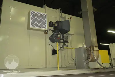 60"W x 6"H x 25'L Heated Length, Belt Conveyor Oven, Gas Fired, 500-F