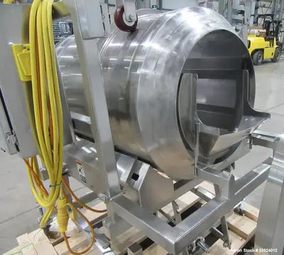 Used Stainless Steel Flavoring Drum with Adjustable Pitch & Control Panel