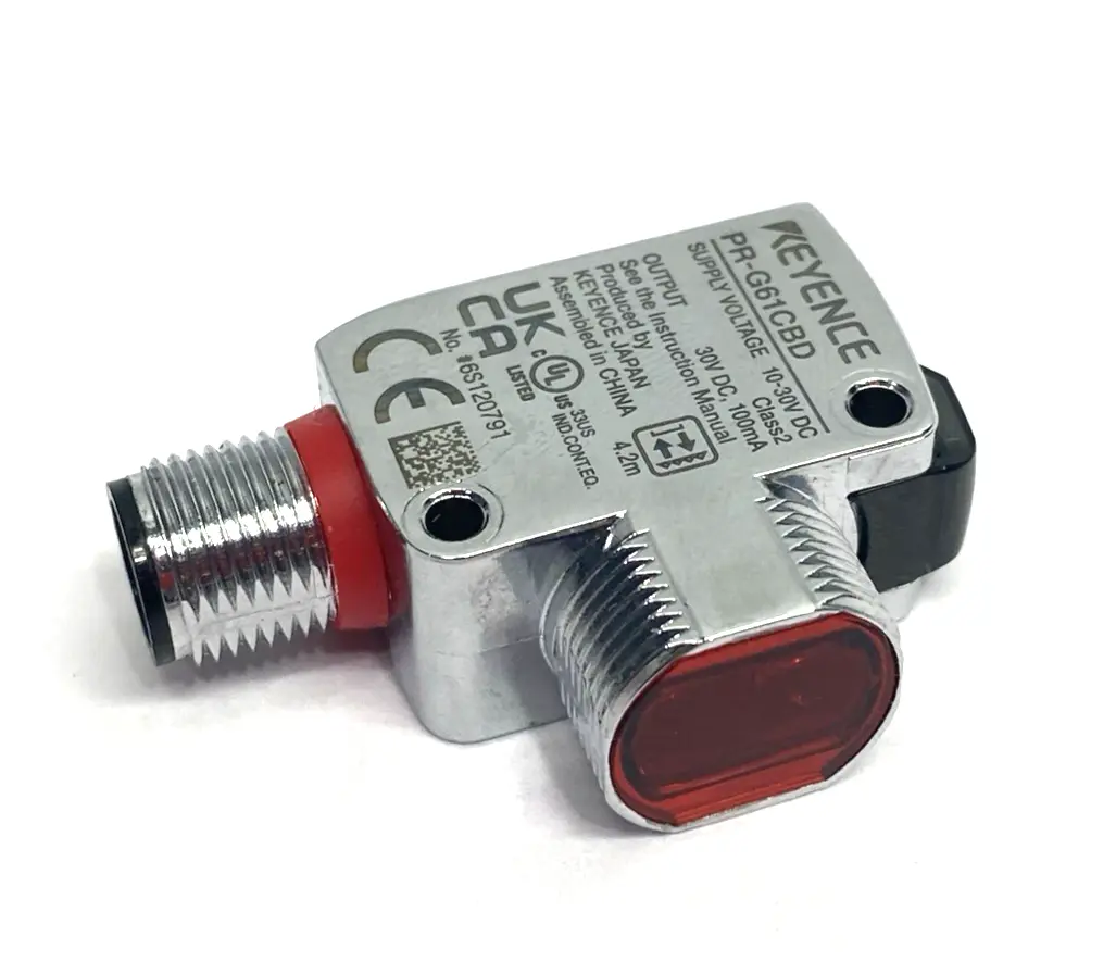 New | in-Stock KEYENCE Self-Contained Retro-reflective Sensor M12 Connector, 4.2 m Photoelectric Sensors Michigan US | Maverick Industrial Sales #1391513
