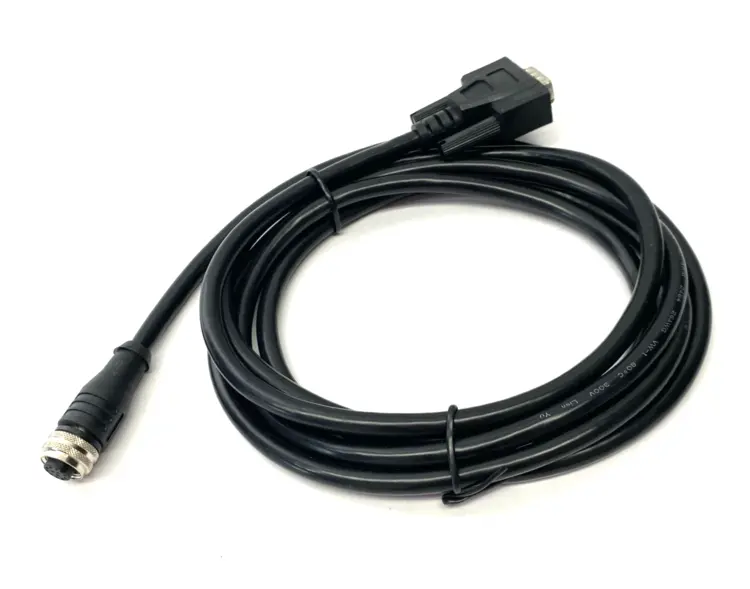 New | in-Stock SICK Connection Cable M12 12-Pin to D-Sub Straight Cable & Wire Michigan US | Maverick Industrial Sales #1401789