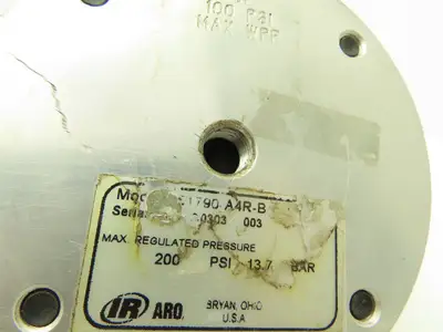 ARO 651790-A4R-B Fluid Regulator Low Pressure 100PSI WPR Max 3/8" NPT 1/4"