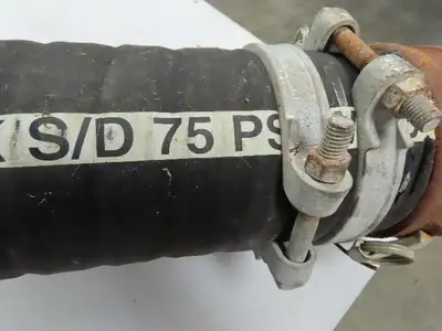 Jason Industrial 4470-0500 Bulk Material Suction Hose 44"x 5" ID w/ CamLock Ends