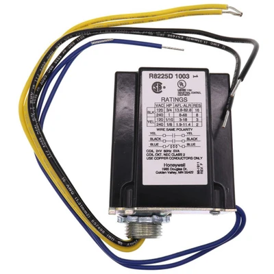 Honeywell R8225D1003 24 V Fan Relay With Dpst N.o. Switching [New]