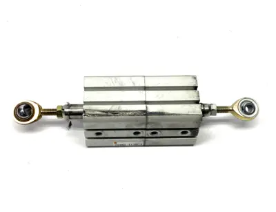 CDQSB20-5+10D-A933-XC10, CDQSB20-5+10D | SMC CDQSB20-5+10D-A933-XC10 Pneumatic Cylinder 20mm Bore, Dual Stroke 5mm & 10mm - Used