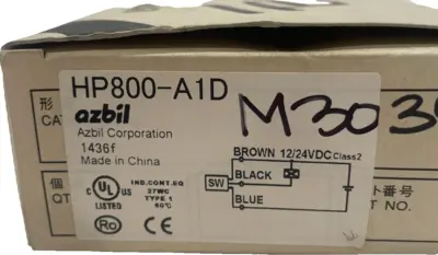 NEW AZBIL HP800-A1D PHOTOELECTRIC SWITCH 12/24 VDC HP800A1D