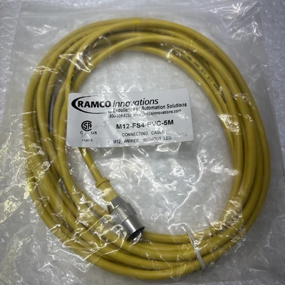 NEW RAMCO M12-FS4-PVC-5M