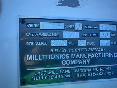 Used MILLTRONICS VM16 Vertical Machining Centers Ohio US | HGR 24 #1287329