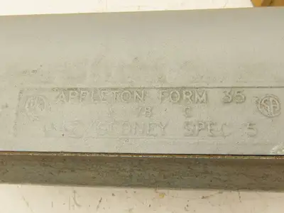 EGS O-Z Gedney C-300 Rigid Conduit Body 3" Type C Malleable Iron