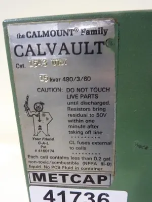 Used CALMOUNT 1543 ULM Capacitors Michigan US | Ideal Machinery #1275191