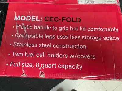 New | in-Stock ABC New ABC CEC-FOLD Full Size 8 Qt. Stainless Steel Economy Chafer Set - TH5 Steam Tables (Food) Illinois US | Falcon Restaurant Supply #1373585