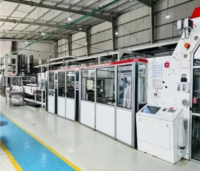 USED 2019 W&H CEMENT PAPER LINE MACHINE