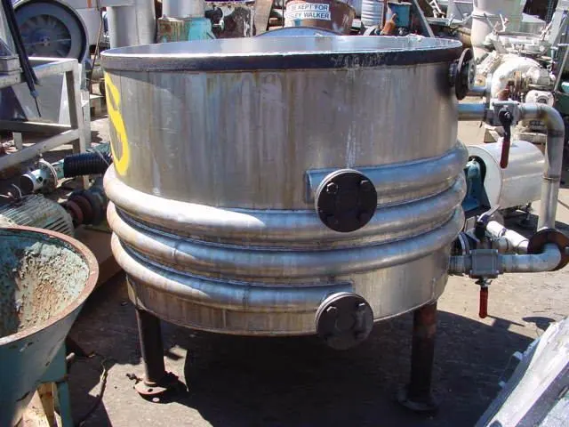 850 L S/S Vessel With Coil Jacket