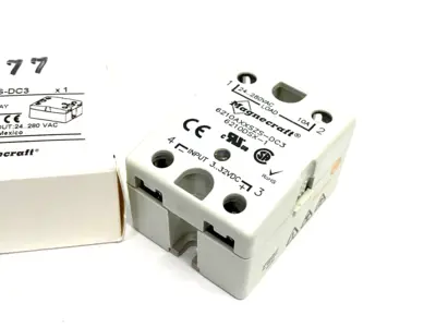 USED MAGNECRAFT SOLID-STATE RELAY 10A, IN: 3...32VDC, OUT: 24...280VAC
