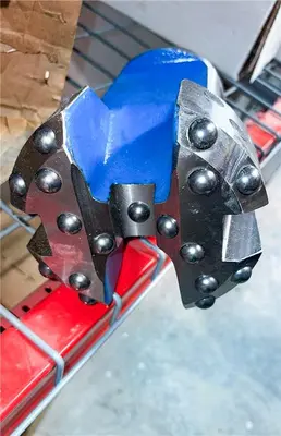 New | in-Stock TRIDENT SOFT ROCK 5-1/2" CARBIDE BUTTON CABLE TOOL DRILL BIT, 2" X 3" PIN THREAD Carbide Drills Pennsylvania US | East West Machinery & Drilling #1490088