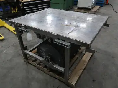 Table w/ Gearbox Motor and Belt Roller