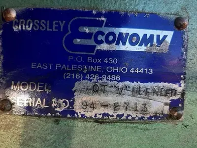 USED CROSSLEY ECONOMY MODEL 4 QUART