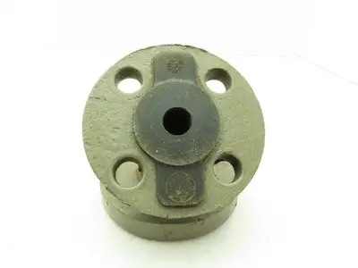 Crane Resistoflex 1" Flanged 45° Elbow PVDF Lined Pipe Fitting  #150 Duct Iron