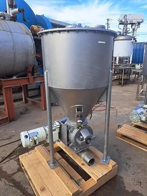 Filter, Receiving Hopper, Shick, 304 Stainless Steel, Airlock Valve, #5991160