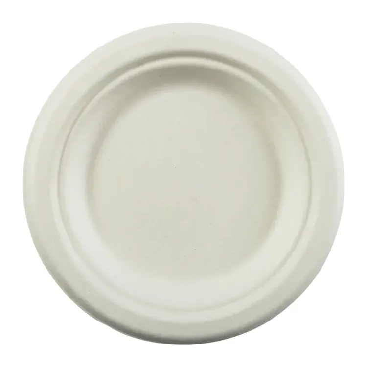 New | in-Stock AmerCareRoyal New ACR PrimeWare 6" Round Disposable Fiber Dinner Plates (PL-06) 1000/Case Smallwares Illinois US | Falcon Restaurant Supply #1375097