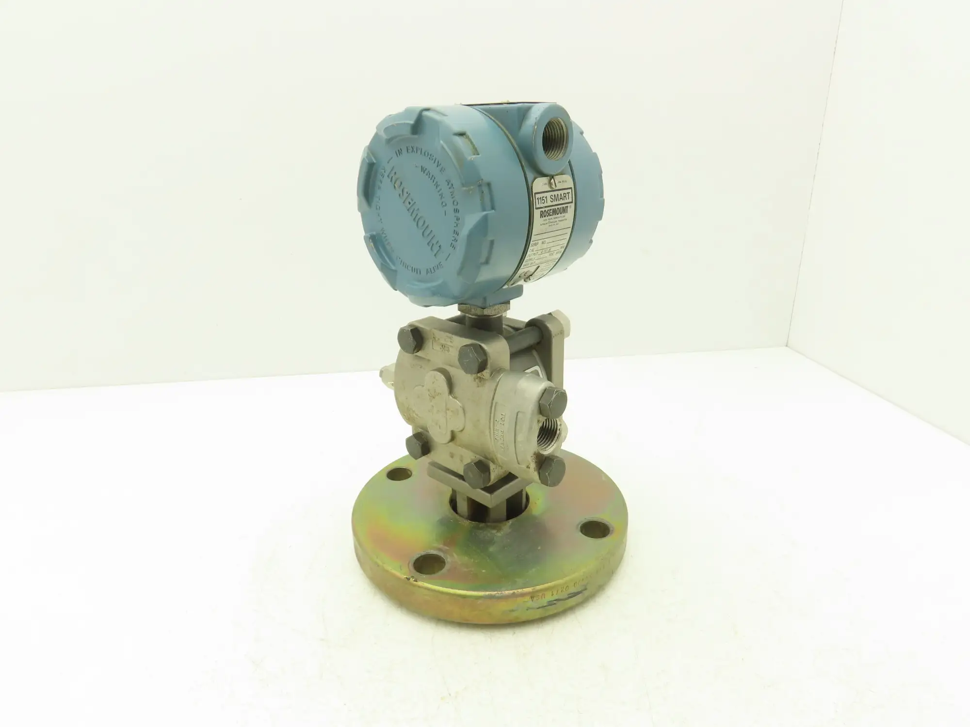 Rosemount 1151LT6SA0A22DL4C6Q Pressure Transmitter 42VDC 285PSI 3" Flange Mount