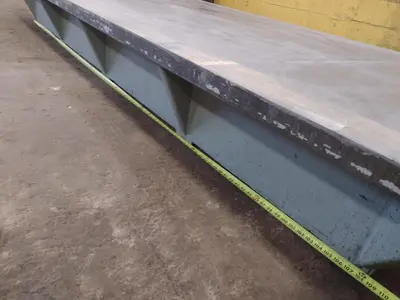 10' X 6' X 13" STEEL LAYOUT TABLE: STOCK #23784