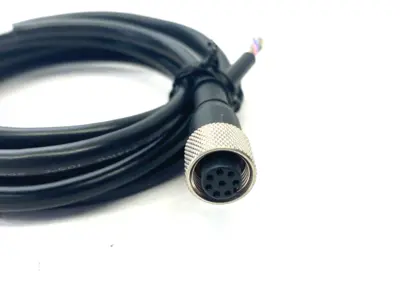 USED BANNER ENGINEERING SINGLE ENDED CORDSET M12 8-PIN