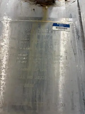 Used 2009 TANK STAINLESS STEEL 3840 Gallon Stainless Steel Tanks New Jersey US | Perry Equipment #1398510