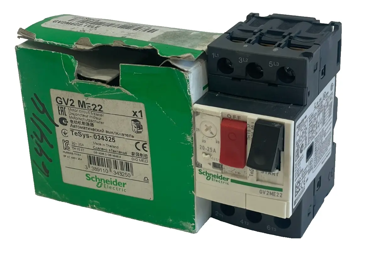NEW SCHNEIDER ELECTRIC GV2-ME22 CIRCUIT BREAKER GV2ME22
