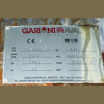 Garioni 300 HP Firetube Boiler