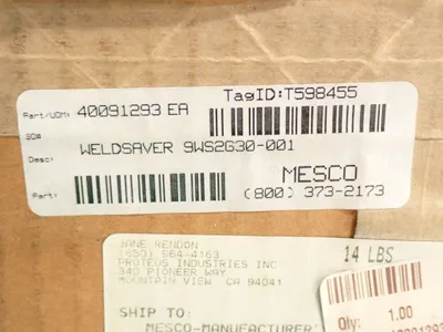 New | in-Stock PROTEUS INDUSTRIES INC 9WS2G30001 Pumps Ohio US | HGR 24 #870919