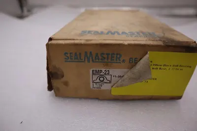 Sealmaster EMP-23 Pillow Block Bearing 1-7/16" Bore - NEW - STOCK 2923CC