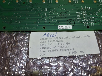 UNIVERSAL INSTRUMENTS 47817301 FEEDER INTERFACE PCA 47817202