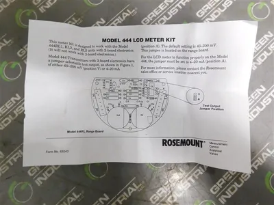 USED ROSEMOUNT ANALYTICAL 444