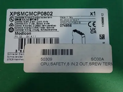 USED SCHNEIDER ELECTRIC XPSMCMCP0802