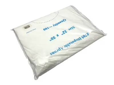 NEW PROGUARD DISPOSABLE APRONS 32" X 50" PACKAGE OF 100