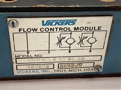 Used VICKERS DGMFN-5-X-AW-BW-20 Pump & Valve Parts Ohio US | Surplus Asset Holdings #1243204