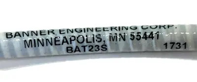 NEW BANNER ENGINEERING BAT23S GLASS FIBER OPTIC 17222